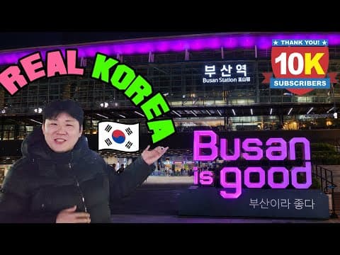 This Is Real Korea | Busan Station Hotels & Food | Learn Korean (10K Subs Special)