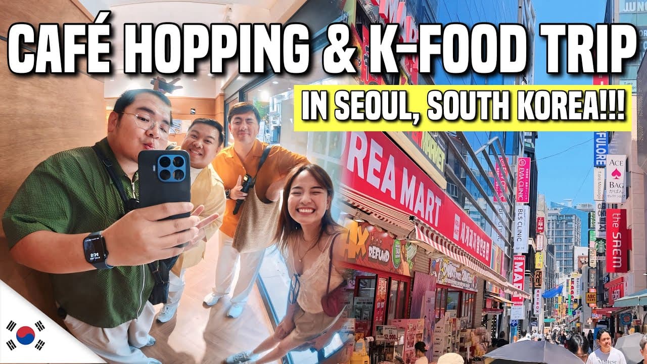 ¡HOPPING DE CAFÉS Y VIAJE GASTRONÓMICO EN SEÚL, COREA DEL SUR! 🇰🇷 | Ivan de Guzman
